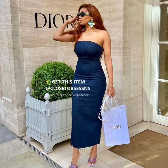 ZARA Denim Dress - Picture 5 of 16